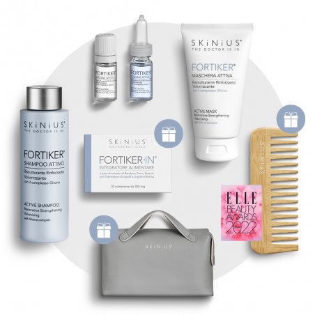 FORTIKER® Complete kit è il protocollo mirato e specifico per il benessere del capello.